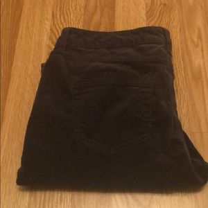 Croft & Barrow Stretch Corduroy Black Pants